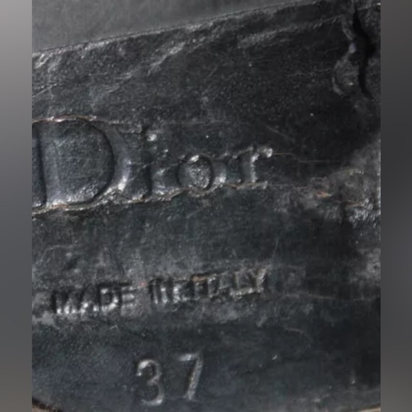 DIOR Cannage OTK Quilted Leather Boots size 37 6.5 7 - Picture 7 of 9